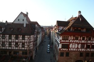 Blick vom Tiergärtnertor über die Nürnberger Altstadt